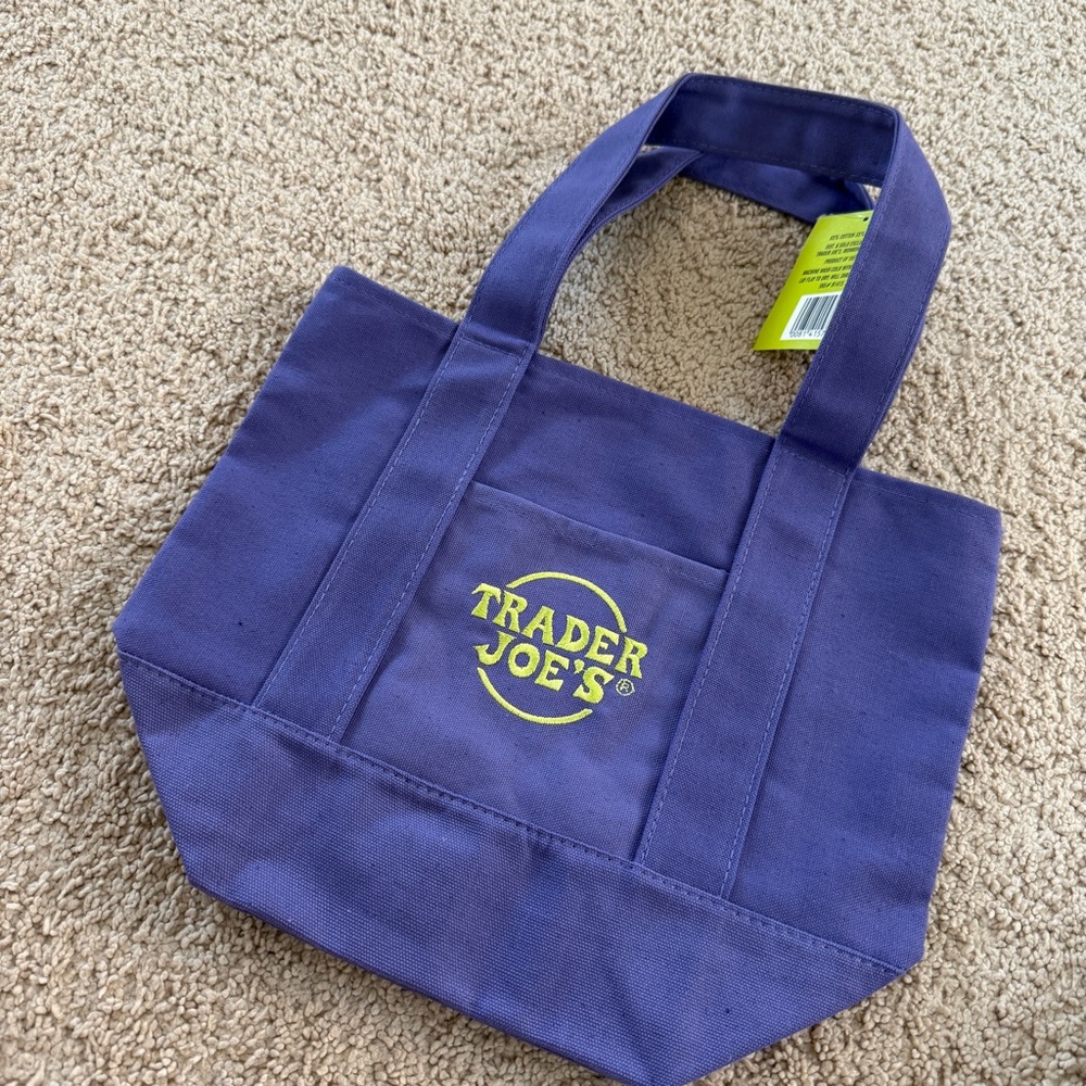 Trader Joe’s Mini Tote Purple